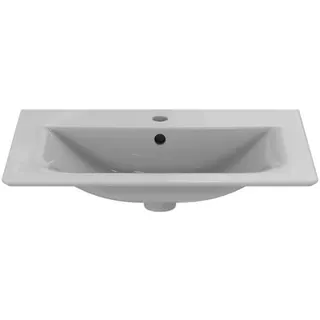Ideal Standard Möbelwaschtisch Connect Air 1 Hahnloch mit Überlauf 640x460x165mm Weiß mit IP