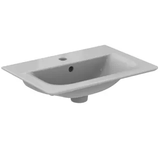 Ideal Standard Möbelwaschtisch Connect Air, 1 Hahnloch, mit Überlauf, 540x380x155mm, Weiß mit IP – Bild 4