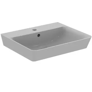 Ideal Standard Waschtisch Connect Air Cube, 1 Hahnloch, mit Überlauf, 550x460x160mm, Weiß