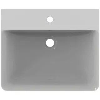 Ideal Standard Waschtisch Connect Air Cube, 1 Hahnloch, mit Überlauf, 550x460x160mm, Weiß – Bild 4