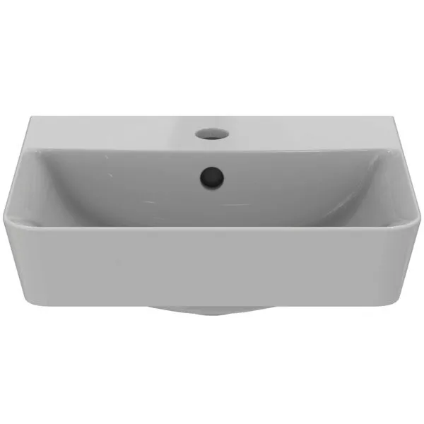 Ideal Standard Handwaschbecken Connect Air Cube 1 Hahnloch mit Überlauf 400x350x150mm Weiß