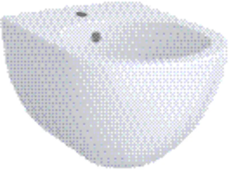 Geberit Acanto Wandbidet mit Überlauf, weiß