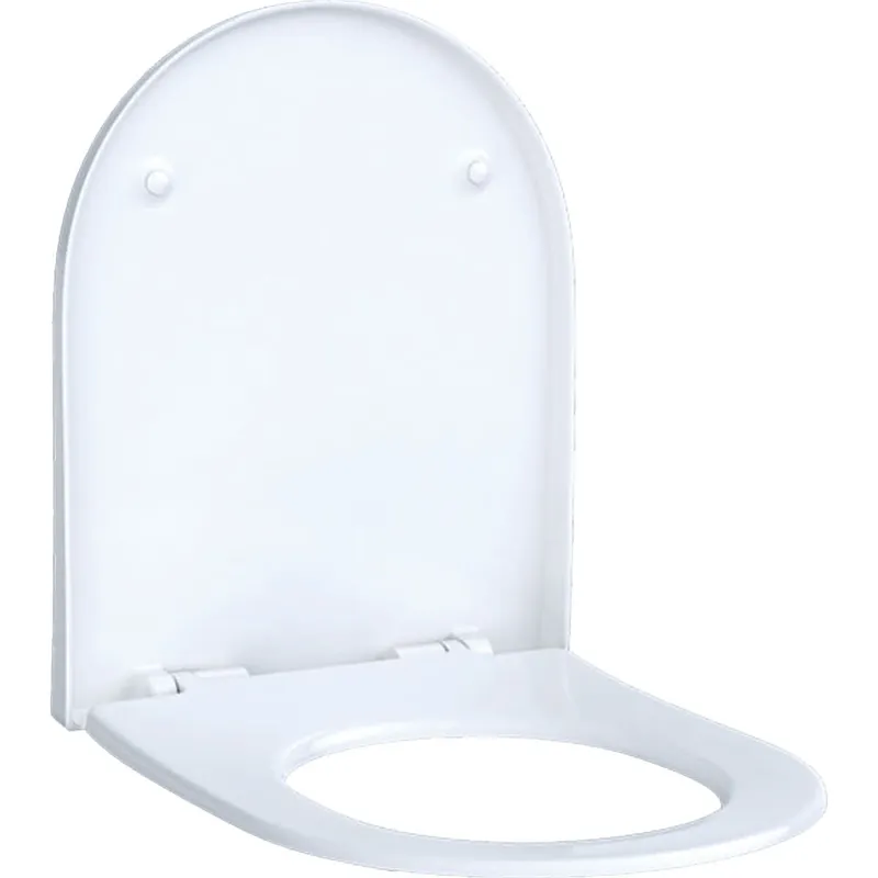 Geberit Acanto WC-Sitz mit Absenkautomatik antibakteriell, weiß