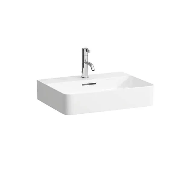Laufen Aufsatz-Waschtisch VAL 420x550x155 1 Hahnloch mit Überlauf LCC weiß
