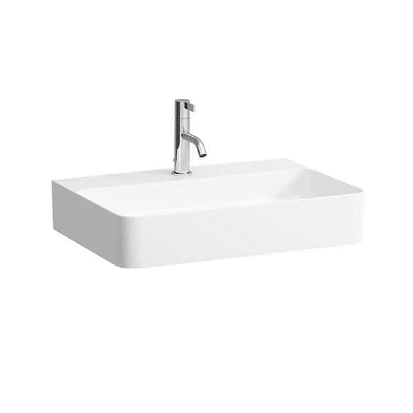 Laufen Waschtisch VAL 420x600x155 1 Hahnloch ohne Überlauf weiß