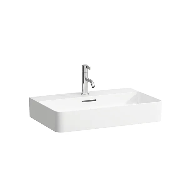 Laufen Waschtisch VAL 420x650x155 3 Hahnloch mit Überlauf weiß