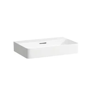 Laufen Waschtisch VAL 420x650x155 ohne Hahnloch mit Überlauf LCC weiß