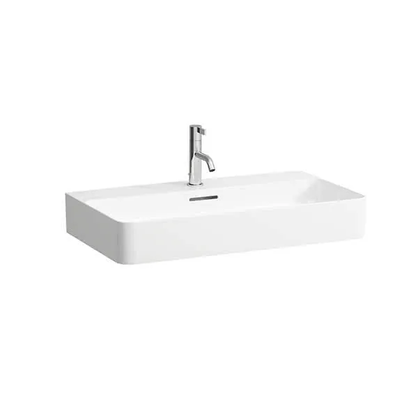 Laufen Waschtisch VAL 420x750x155 1 Hahnloch mit Überlauf weiß