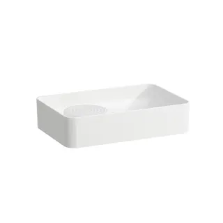 Laufen Waschtisch-Schale VAL 360x550x145 ohne Hahnloch mit Überlauf weiß