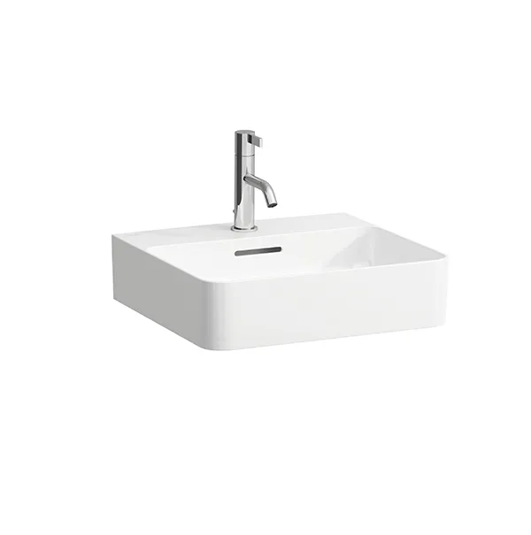 Laufen HWB VAL 420x450x155 1 Hahnloch mit Überlauf LCC weiß
