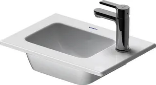Duravit Möbelhandwaschbecken ME by Starck 430 mm,o.ÜL,m.HLB r.,1 HL,weiß – Bild 2