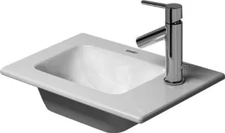 Duravit Möbelhandwaschbecken ME by Starck 430 mm,o.ÜL,m.HLB r.,1 HL,weiß – Bild 3
