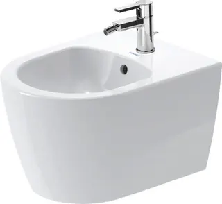 DU Wand-Bidet ME by Starck 480 mm mit ÜL, mit HLB, 1 HL, weiß