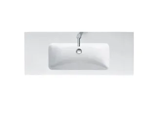 Duravit Möbelwaschtisch ME by Starck 1230 mm m. ÜL, m. HLB, 1 HL, weiß