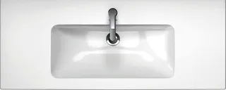 Duravit Möbelwaschtisch ME by Starck 1230 mm m. ÜL, m. HLB, 1 HL, weiß – Bild 4