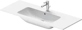 Duravit Möbelwaschtisch ME by Starck 1230 mm m. ÜL, m. HLB, o.HL, weiß