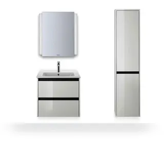 Duravit Möbelwaschtisch ME by Starck 630 mm m. ÜL, m. HLB, 1 HL, weiß – Bild 4
