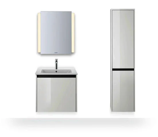 Duravit Möbelwaschtisch ME by Starck 630 mm m. ÜL, m. HLB, 1 HL, weiß, WG