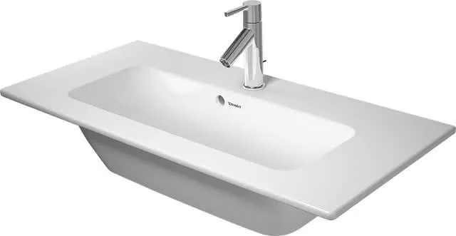 Duravit MWT compact ME by Starck 830mm mit ÜL, mit HLB, o.HL, weiß