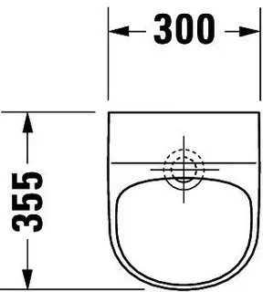 Duravit Urinal ME by Starck wasserlos, weiß Abg.horiz, Geruchsverschluß, HyG – Bild 3