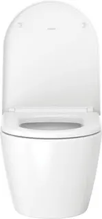 Duravit WWC-Set ME by Starck,rimless,Durafix TS, weiß, inkl. WC-Sitz mit Absenkautom. – Bild 2