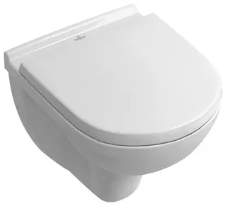 Villeroy & Boch Tiefspül-WC O.novo 360x490x330mm ov wandh. Abg. waagr. Weiß Alpin cplus