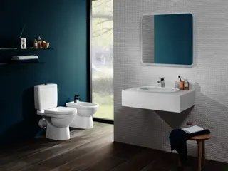 Villeroy & Boch Bidet O.novo 560x360x320mm Oval bodenstehend Weiß Alpin CeramicPlus – Bild 4