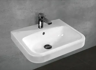 Villeroy & Boch Waschbecken Architectura 550x470mm Rechteck 1HL. mit Überlauf Weiß Alpin – Bild 2