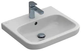 Villeroy & Boch Waschtisch Architectura 550x470mm re-eckig 1HL. m. ÜL. Unterseite geschl. we Alpin – Bild 2