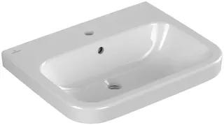 Villeroy & Boch Waschbecken Architectura 600x470mm re-eckig 1HL. m. ÜL. Weiß Alpin cplus – Bild 2