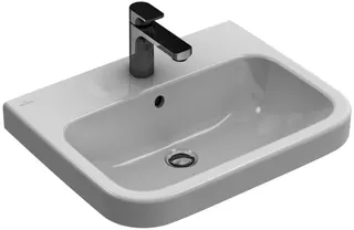 Villeroy & Boch Waschbecken Architectura 600x470mm re-eckig 1HL. o. ÜL. Weiß Alpin cplus