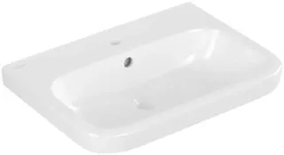 Villeroy & Boch Waschbecken Architectura 650x470mm re-eckig 1HL. m. ÜL. Weiß Alpin cplus