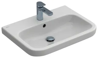 Villeroy & Boch Waschtisch Architectura 650x470mm re-eckig 1HL. m. ÜL Unterseite geschl we Alpin c+ – Bild 2