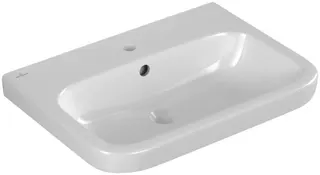 Villeroy & Boch Waschtisch Architectura 650x470mm re-eckig 1HL. m. ÜL Unterseite geschl we Alpin c+ – Bild 3