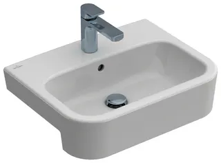 Villeroy & Boch Vorbauwaschbecken Architectura 550x 430mm Rechteck 1HL. m. ÜL. Weiß Alpin