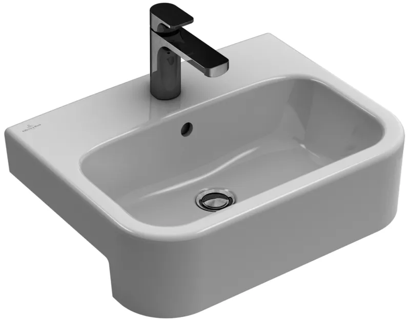Villeroy & Boch VorbauWT Architectura 550x430mm re-eckig 1HL. m. ÜL. Weiß Alpin cplus