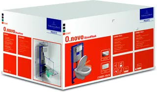 Villeroy & Boch Combi-Pack O.novo 5660D3 360x560x350 mm ov wandh. Abg. waagr. DF we Alpin