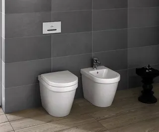 Villeroy & Boch T-WC Architectura 370x540x400mm ov bodenst. Abg. waagr. DF we Alpin – Bild 3