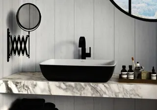 Villeroy & Boch Aufsatzwaschbecken Artis 580x385mm Rechteck ohne Überlauf Coal Black – Bild 2