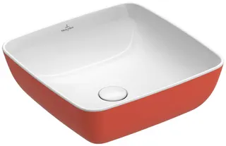 Villeroy & Boch Aufsatzwaschbecken Artis 410x410mm Quadrat ohne Überlauf Powder – Bild 2