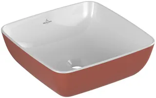 Villeroy & Boch Aufsatzwaschbecken Artis 410x410mm Quadrat ohne Überlauf Powder – Bild 3