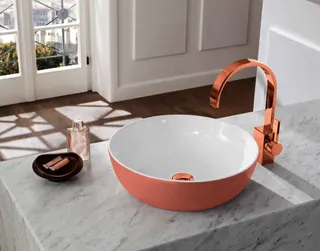 Villeroy & Boch Aufsatzwaschbecken Artis 430x430mm Rund ohne Überlauf Powder – Bild 3