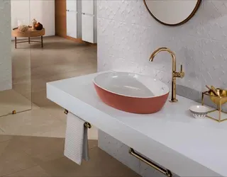 Villeroy & Boch Aufsatzwaschbecken Artis 610x410mm Oval ohne Überlauf Powder – Bild 2