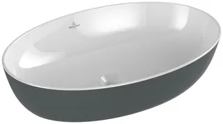 Villeroy & Boch Aufsatzwaschbecken Artis 610x410mm Oval ohne Überlauf French Linen – Bild 2