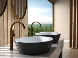 Villeroy & Boch Aufsatzwaschbecken Artis 610x410mm Oval ohne Überlauf French Linen – Bild 3
