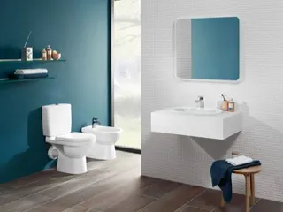 Villeroy & Boch Bidet O.novo 560x360x320mm Oval bodenstehend Weiß Alpin – Bild 4