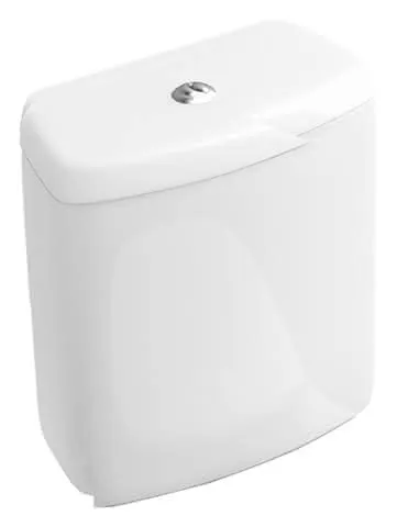Villeroy & Boch Spülkasten O.novo 355x180x370mm Zul. seitl. od. von hi. Weiß Alpin cplus