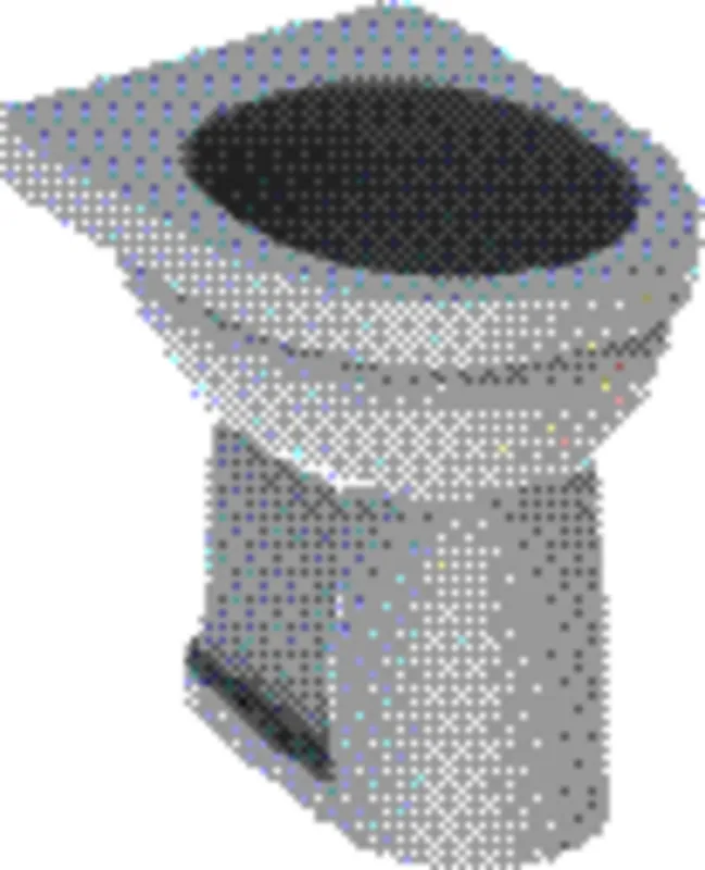 Geberit Renova Comfort Stand-WC Flachspüler erhöht/barrierefrei, Abg.verti.,KeraTect