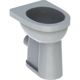 Geberit Renova Comfort Stand-WC Flachspüler erhöht, Abgang horizontal, weiß KeraTect – Bild 2