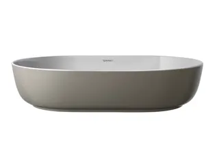 Duravit Aufsatzbecken Luv 600mm o.ÜL, o.HLB, grau seidenmatt